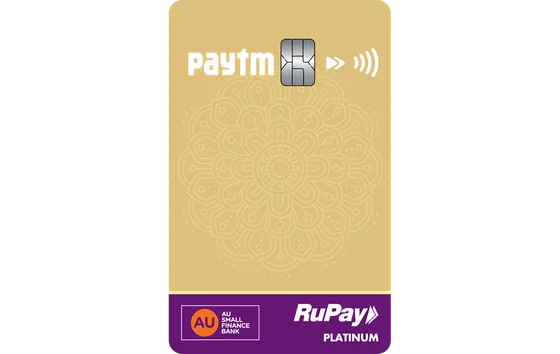 Paytm AU card artwork