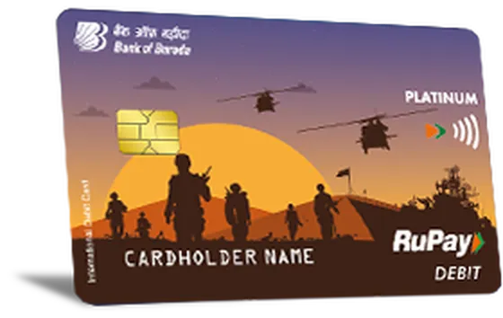 bob World Agniveer Debit Card card artwork