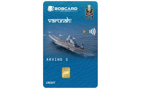 Indian Navy Varunah BOBCARD card artwork