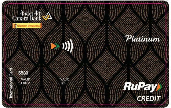 RuPay Platinum card artwork