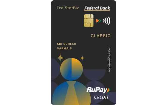 Fed StarBiz RuPay card artwork