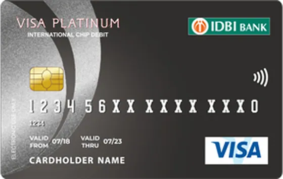 Visa Platinum PayWave card artwork