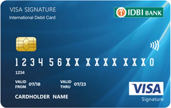 Visa Signature PayWave card artwork