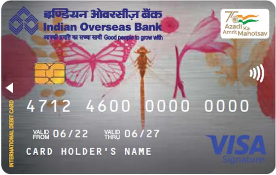 Visa Signature Contactless card artwork