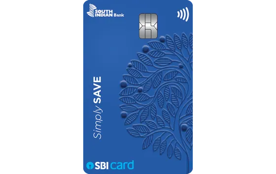 South Indian Bank SimplySAVE SBI Card card artwork